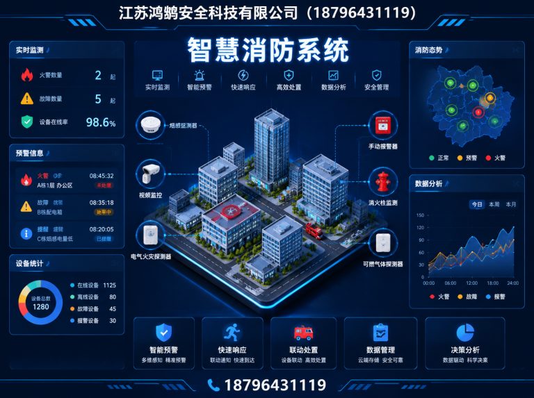 恩施智慧消防系统展示图